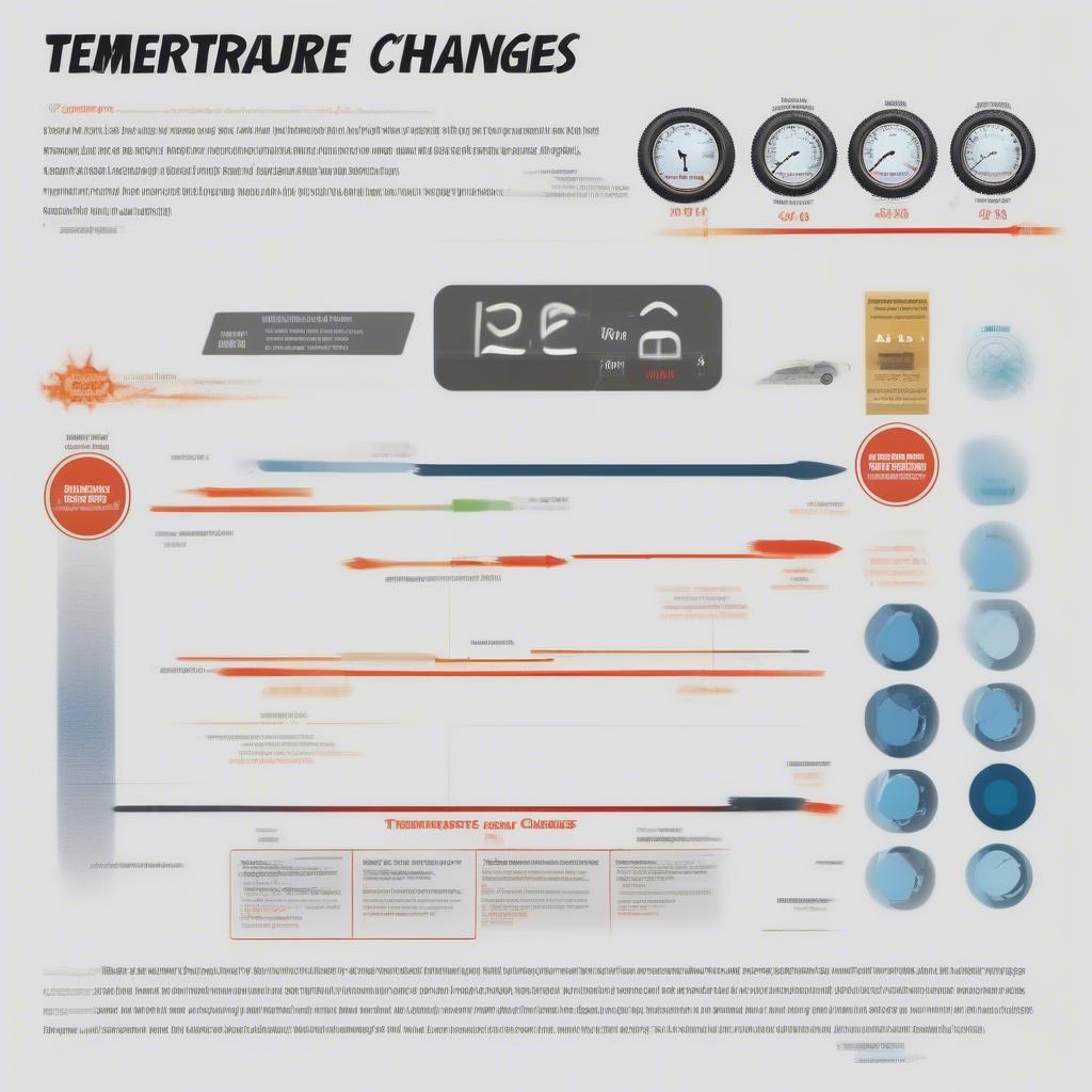 The effect of temperature on car tire pressure