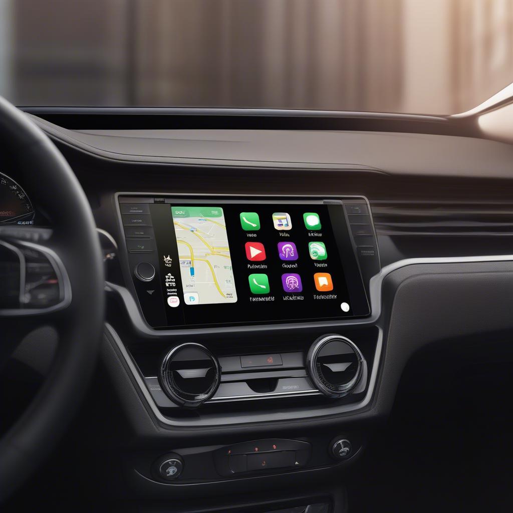 Giao diện chính Apple CarPlay