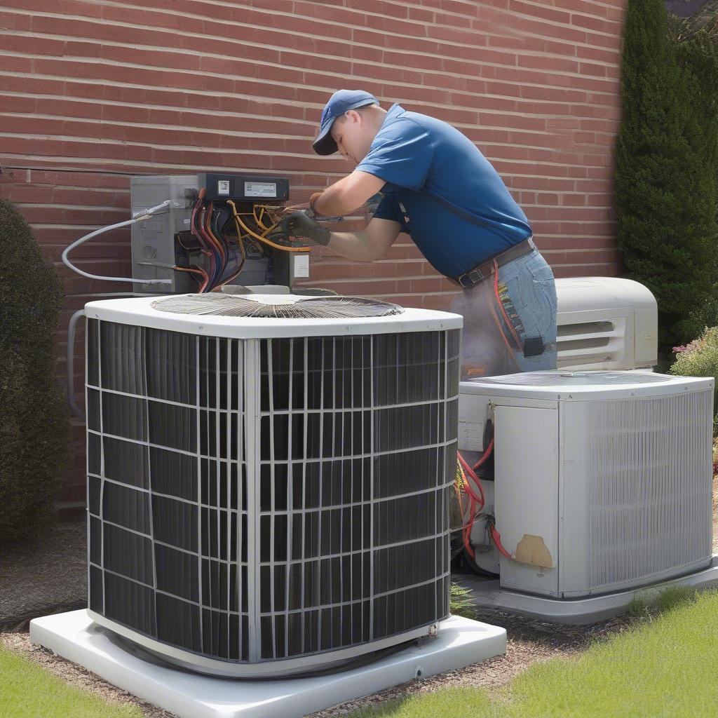 Regular air conditioning maintenance