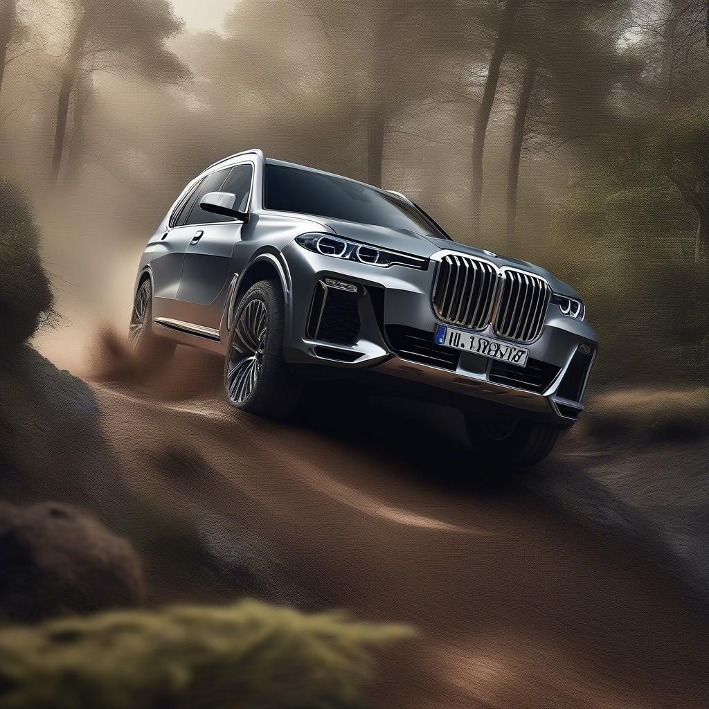 BMW X7 mạnh mẽ off-road