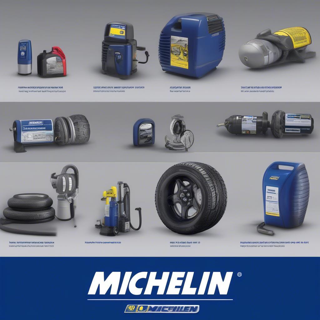 Bơm xe hơi Michelin đa năng