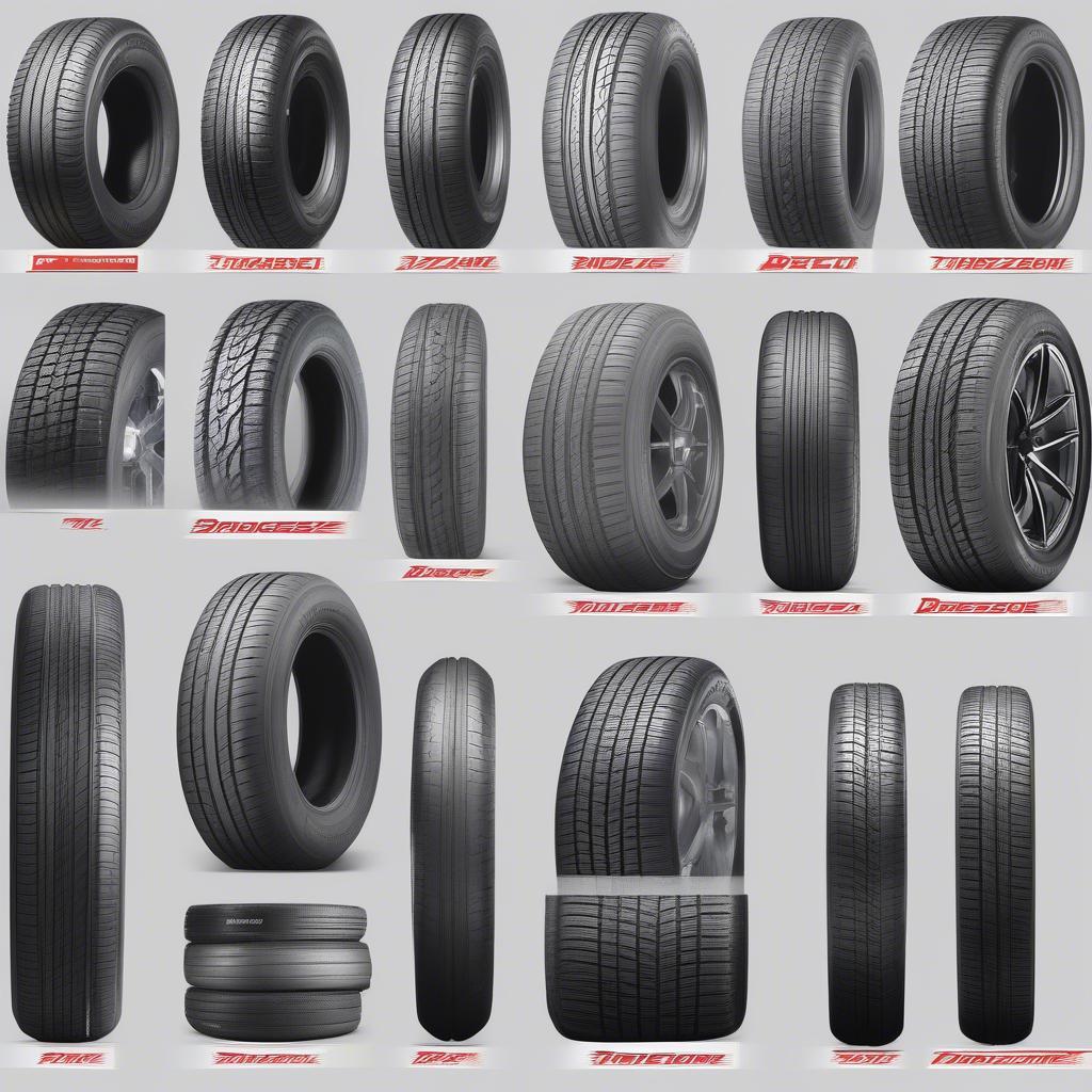 Các dòng vỏ Bridgestone phổ biến