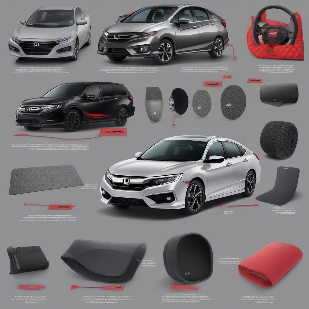 Các loại phụ kiện Honda