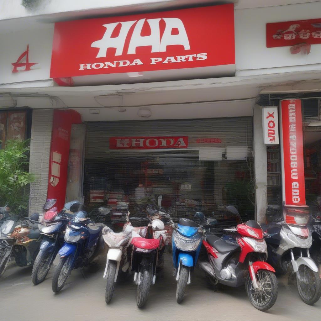 Cửa hàng phụ tùng xe máy Honda Hà Nội