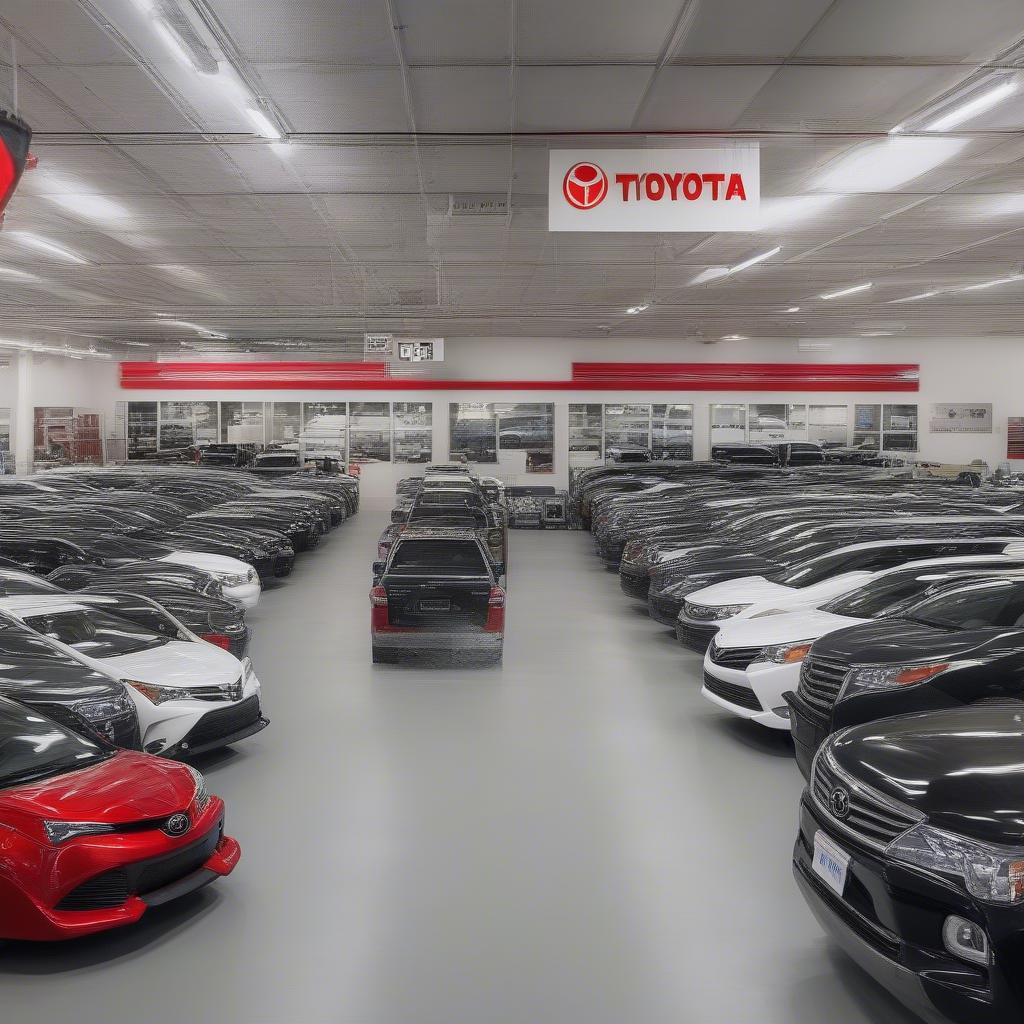 Đại lý phụ tùng Toyota chính hãng uy tín