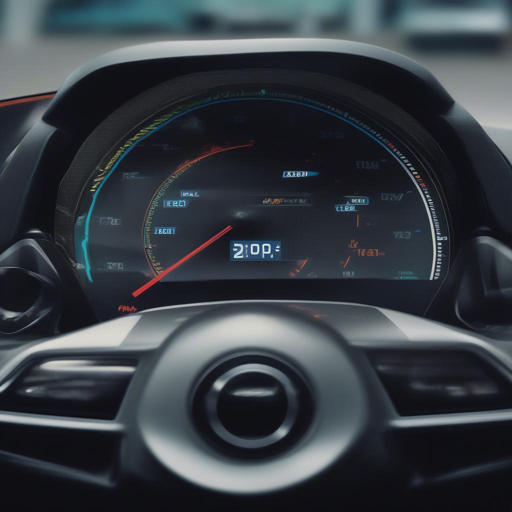 Modern Digital Speedometer