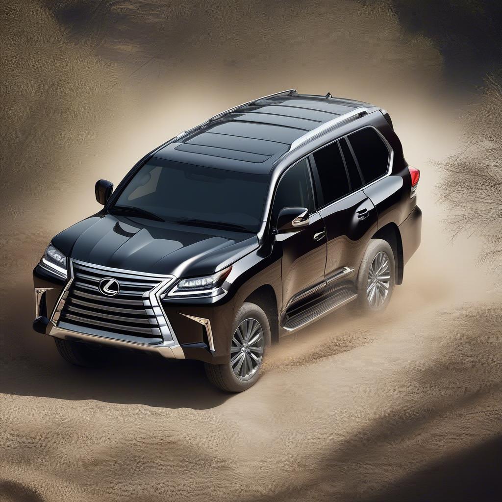 Kích thước Lexus LX570 và khả năng off-road