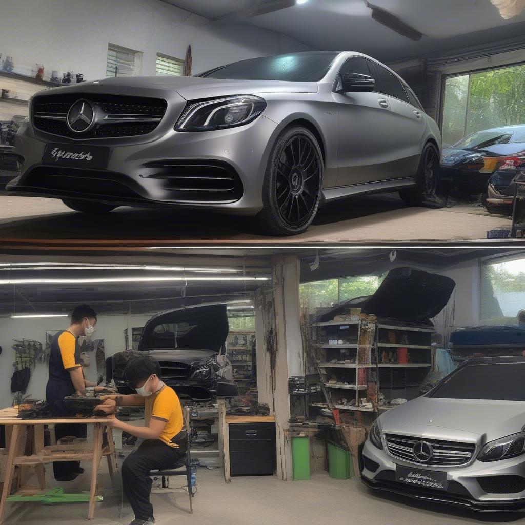 Nâng cấp xe Mercedes tại Hà Nội