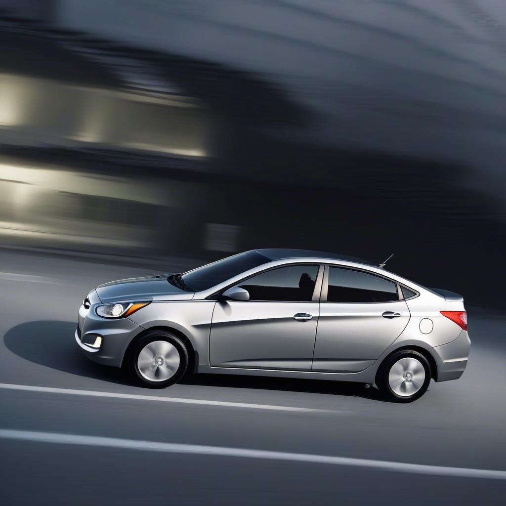 Ngoại thất Hyundai Accent 2012 AT