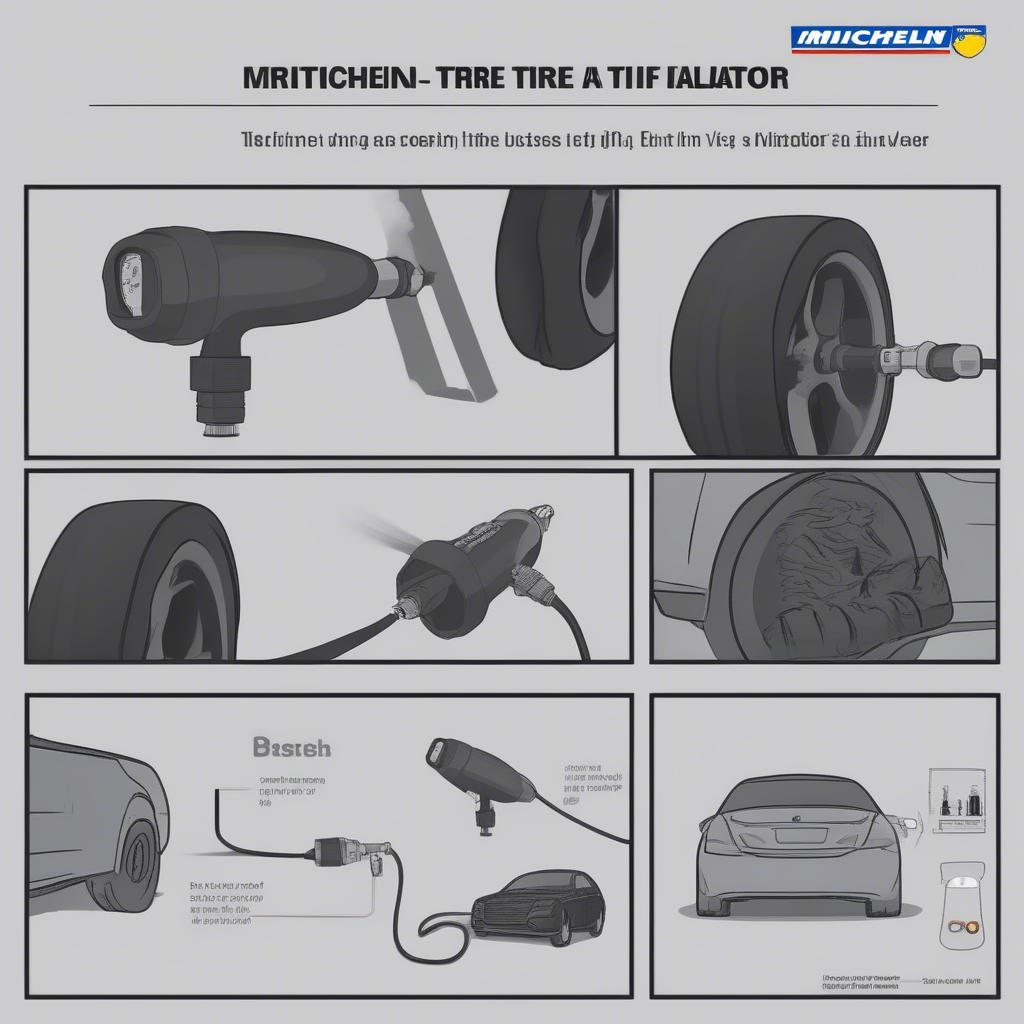 Hướng dẫn sử dụng bơm ô tô Michelin